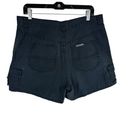 Lee Riveted By  Vintage Black Lightweight High Rise Denim Jean Shorts Size 16 Photo 1