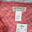 l*space L* Bandera Top & Sarong Bikini Coverup Set Heatwave Pink Orange Size Small Photo 6