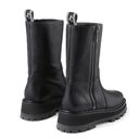 Jimmy Choo  Bay Flat Chunky Leather Boots Black, Size EU 36.5 NEW Retail $1050 Photo 1