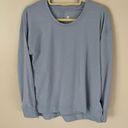 All In Motion  Essential Crewneck Long Sleeve T-Shirt Slate Blue | S Photo 1