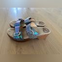 Dansko  Sophie platform sandal iridescent buckles wood sole women’s size 40 Photo 8