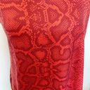 Lovers + Friends  Womens Tank Top Back Mesh Snakeskin Print Sz Small Sleeveless Photo 7