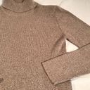 Liz Claiborne Liz Clairborne Long Sleeve Turtle Neck Womens Sz Large Tan Photo 1