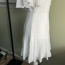 Here Comes the Sun  white ruffle sleeves open back mini dress Photo 15