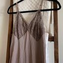 Vanity Fair Vintage 1960’s  mauve brown lace & ruffle detailed chemise slip Photo 1