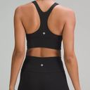 Lululemon Wunder Train Bra Long Line Black size 6 NWT Photo 1