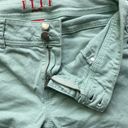 Elle  PARIS Cropped Jeans Women's Size 8 Green Seafoam Photo 2