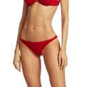 ONIA NWT  - Ashley Ribbed Bikini Bottom - Red Rock Photo 0