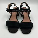 ZARA  Woman Sandals Pom-Poms Fun Suede Unique Size 6.5 B22A Photo 4