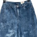 INC  SZ 10/30 Tapered Cuffed Ankle Jeans High-Rise Stretch Medium Wash Indigo New Photo 1