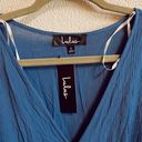 Lulus nwt  heart of marigold denim blue wrap maxi dress Photo 6