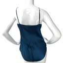 Cinq à Sept Cinq a Sept 5 a 7 Womens Size M Marta Silk Cowlneck Cami Top Blue Satin Slip Photo 6