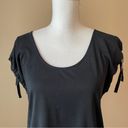 Hugo Boss  | Black Drawstring Sleeve Tee Sz S Photo 2