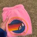 Aviator Nation Neon Logo Sweatpant in Neon Pink Photo 5