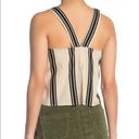 Noisy May  Striped Linen Tank Top Shirt Blouse NWT Photo 2