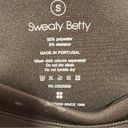 Sweaty Betty  Neoprene Long Sleeve Side Zip Pullover Workout Top Black Size S Photo 4