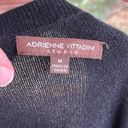 Adrienne Vittadini  Black 100% Cashmere Cardigan Sweater Size M Photo 3