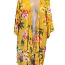 Emory park Emory‎ park yellow flower print swimming cover up size M Photo 4
