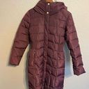 Cole Haan Women's  Puffer Coat Size Small Burgundy Photo 0