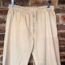 Oak + Fort  Tan Beige Pull-On Straight Leg Drawstring Pants Women's Size Small Photo 1