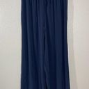 Krass&co  Medium Stretch Crepe Wide Leg Pants Navy New $650 Photo 1