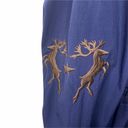 Vintage: Bogner ✧ Reindeer Embroidery Ski Snowboard Winter Anorak Jacket Parka ✧ Blue Size 10 Photo 2