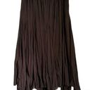 Studio Y  Brown Textured Low Rise Fairy Grunge Midi Skirt Women's Size Small Photo 0