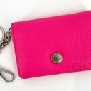 Steve Madden  Hot Pink Clip-On Wallet with Keychain and ID Window Photo 0