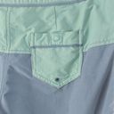 Patagonia  Green Blue Colorblock Meridian Board Swim Shorts Women's Size 8 Photo 5