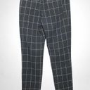 A New Day : High Waist Skinny Ankle Pants, Navy & White Windowpane Pattern, Sz 2 Photo 1