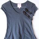 Romeo + Juliet Couture  Blue Tee Shirt Top Photo 1