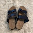Wear Ever Sandals size 10 BNWOT navy blue color please see pictures Photo 12