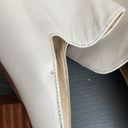 DKNY  Times Ivory Block Slip On Leather Heel Mules Size 10 Photo 9