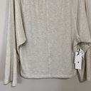 Treasure & Bond Women’s Rib Pullover Sweater Beige Oatmeal Size Small NWT Photo 2