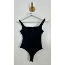 SKIMS  Fits Everybody Square Neck Sleeveless Bodysuit in Onyx Black Size Medium Photo 6