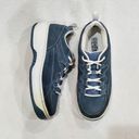 Lower East Side  Blue Suede Leather Shoes, Size 10 Photo 5