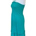 American Eagle  Halter Midi Dress In Teal Womens Size Large NWT Photo 2