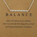 The Bar Brand New Womens Girls Boutique Balance Silver Dipped Petite Necklace Photo 0