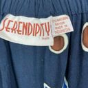 Serendipity  2-Piece Set‎ S Maxi Faux Wrap Skirt Tank Top Boho Navy Island Chic Photo 10