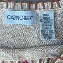 Cabin creek  cottage core beige sweater size small Photo 3