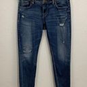 Silver Jeans  Distressed SAM Boyfriend Cropped Jean Size 29 Photo 1