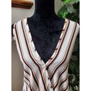 Sweet Rain  Women's White Polyester V-Neck Sleeveless Pullover Top Blouse Size 2X Photo 2