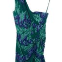 Gianni Bini  Madison Mint Leaf One Shoulder Tropical Mini Dress Medium INV267 Photo 0