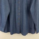 Ariat Womens Blue Southwestern Tapestry Real Vivacious Chambray Button Up Top Photo 5