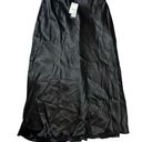 Tiana B NWT .  Women's Black Satin Midi Skirt Size Small Photo 0