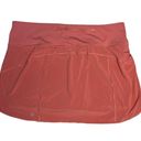 Athleta  Run With It 14 Inch Skort with Jupe Short in Coral Size Large Photo 2