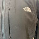 The North Face Jacket Womens Size Large Black Nylon Stretch Full-Zip Long Sleeve Photo 2