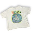 Nirvana UO Urban Outfitters  Distressed T-Shirt Dress Large XL Tee 90s Grunge Photo 1