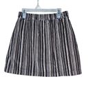 American Eagle  Women’s Brown Stripped Mini Skirt Size XS Photo 2