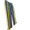 Nike  90s Y2K Gray Yellow Stripe Track Pull On Elastic Waist Athletic Pants L Photo 7